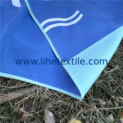 Wholesale Price Custom Print Sand Free Waffle Microfiber Beach Towel with Logo