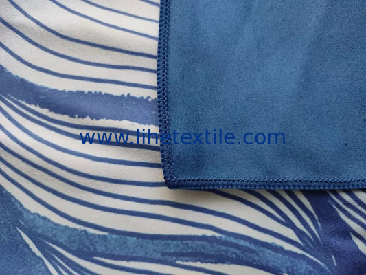 Customized Sand Free Microfiber Double Sides Printing Suede Material Beach Towel