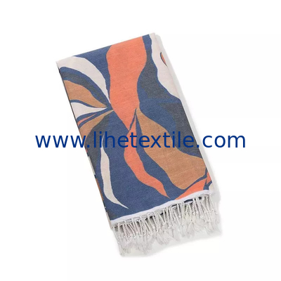 Customized bath towels cotton kid beach towel sand free Turkish jacquard beach towel