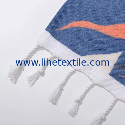 Customized bath towels cotton kid beach towel sand free Turkish jacquard beach towel