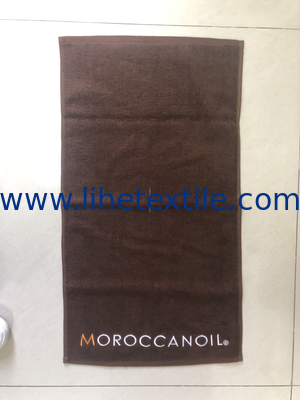 Premium 100% Quality Cotton Woven Design Towel Luxury Soft Embroidery Logo Gym Sports Towels