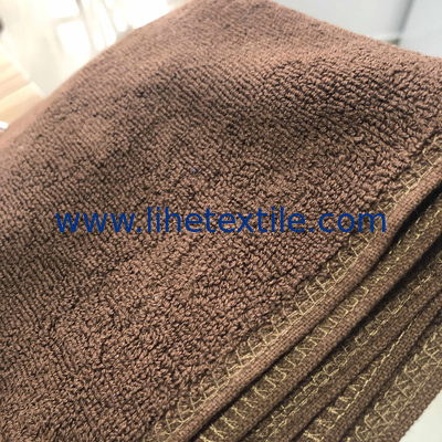 Premium 100% Quality Cotton Woven Design Towel Luxury Soft Embroidery Logo Gym Sports Towels