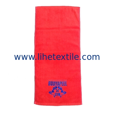 100% Cotton Custom Gym Sports Fitness Towel with Embroidery Logo