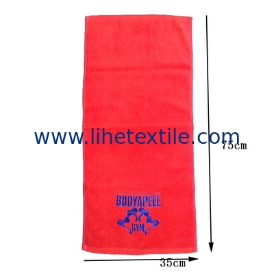 100% Cotton Custom Gym Sports Fitness Towel with Embroidery Logo