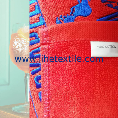 100% Cotton Custom Gym Sports Fitness Towel with Embroidery Logo