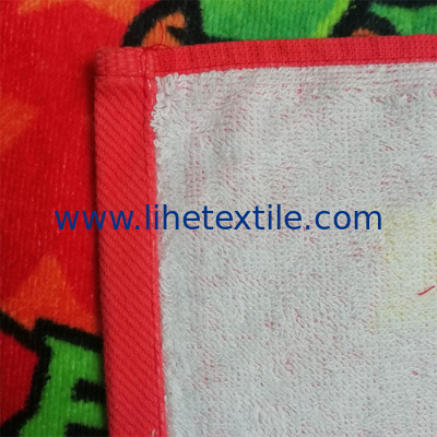 wholesale custom 100% cotton kids cartoon lightweight beach towel digital printed sand free beach towel