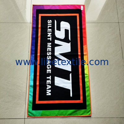 Large customized Sand Proof sublimation digital print Beach Blanket towel blank microfiber beach towel