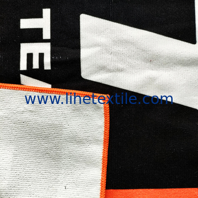 Large customized Sand Proof sublimation digital print Beach Blanket towel blank microfiber beach towel