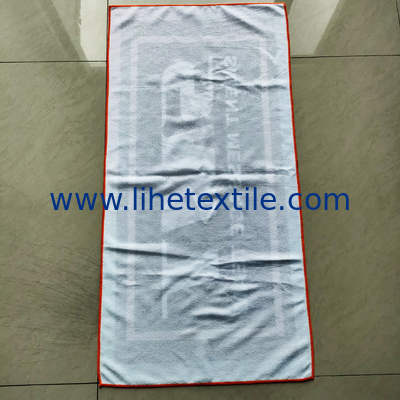 Large customized Sand Proof sublimation digital print Beach Blanket towel blank microfiber beach towel