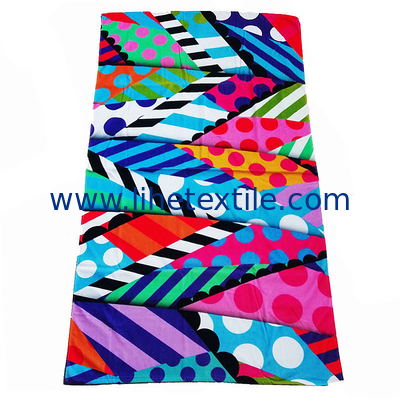 High quality 100%cotton colorful soft water absorption summer custom towel beach towel wholesale