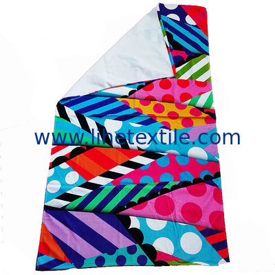 High quality 100%cotton colorful soft water absorption summer custom towel beach towel wholesale