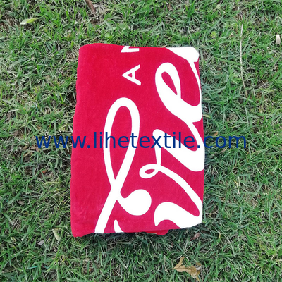 Wholesales export factory price custom 100% cotton digital printing beach towel with logo