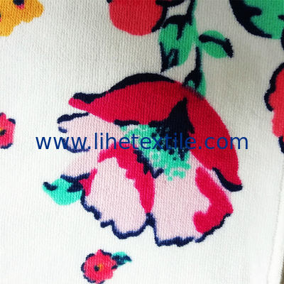 Wholesales export factory price  custom 100% cotton digital printing flower beach towel with logo