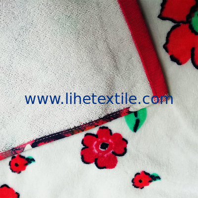 Wholesales export factory price  custom 100% cotton digital printing flower beach towel with logo