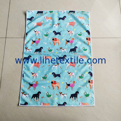 Kids sand free Animal print beach towels for kids bulk sublimation non sand dog beach towel cat printed animal beach tow