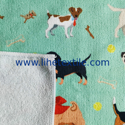 Kids sand free Animal print beach towels for kids bulk sublimation non sand dog beach towel cat printed animal beach tow