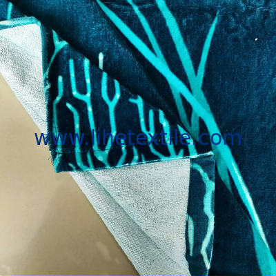 100% Cotton custom printed beach towel with logo
