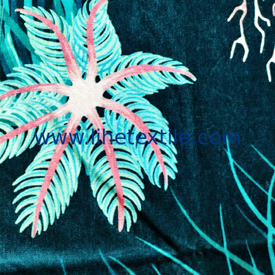 100% Cotton custom printed beach towel with logo