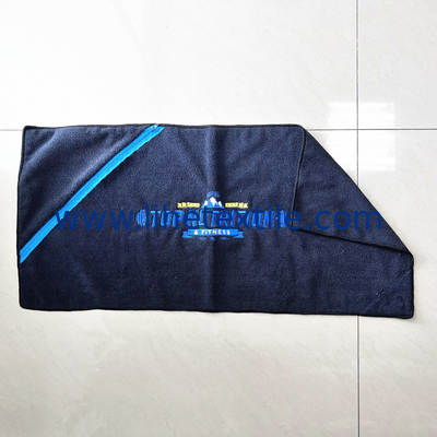 high quality microfiber beach towel with pocket sport towel