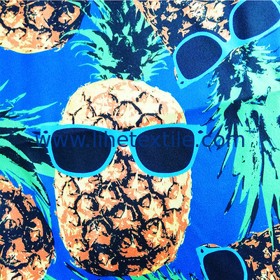hot sale extra large custom fruit pineapple pattern  microfiber beach towel