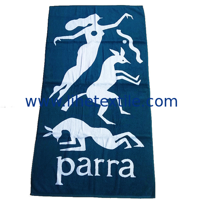 sand free 100% cotton beach towels with logo custom print for sports