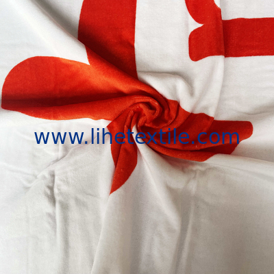 Wholesale printed velour oversized light weight 100% cotton beach towels