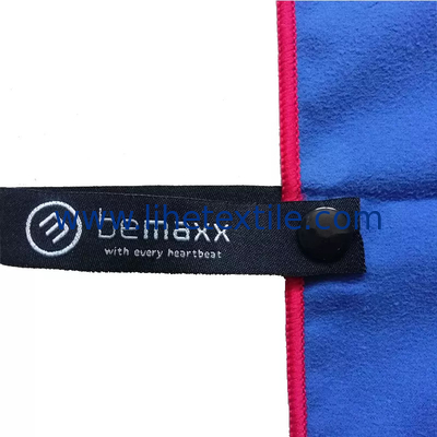 Personalised embossed logo towel microfiber towel beach