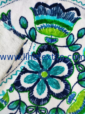 100% cotton small MOQ soft feel high quality promotional  printing  beach towel