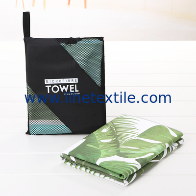 eco friendly microfiber suede beach towel
