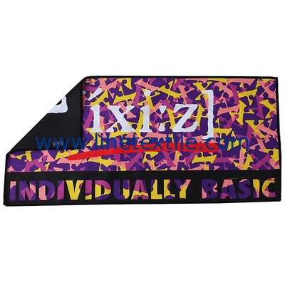 Customized Printed Gym Microfiber Beach Towel  with Logo