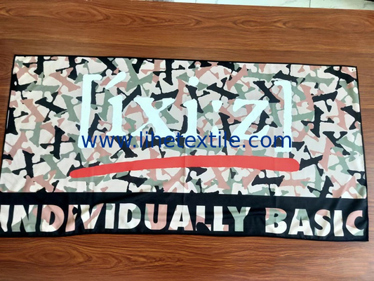 Customized Printed Gym Microfiber Beach Towel  with Logo