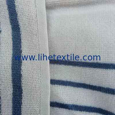 Beach towel 100% cotton fabric high quality jacquard beach towel jacquard woven sand free woven beach towel