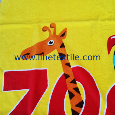 Custom Digital Reactive Printing Terry Cotton Character Cartoon Beach Towel