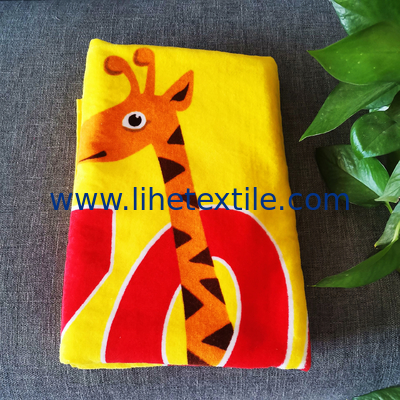 Custom Digital Reactive Printing Terry Cotton Character Cartoon Beach Towel