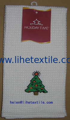 Chrismas logo towel , embroidery