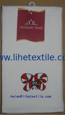 Chrismas logo towel , embroidery