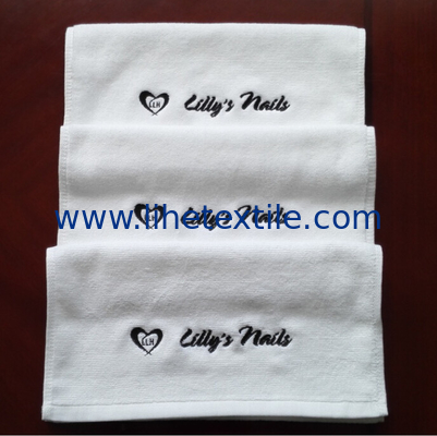 100% cotton towel with embroidery gym towel , promotion towel