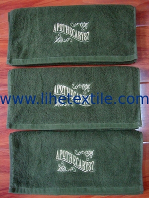 Small MOQ cheap Embroidery Logo Bath Face Hotel Towel 100% COTTON