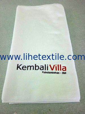 cheap promotional custom logo 100% cotton embroidery gym sport bath towel with logo yoga towel