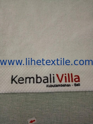 cheap promotional custom logo 100% cotton embroidery gym sport bath towel with logo yoga towel