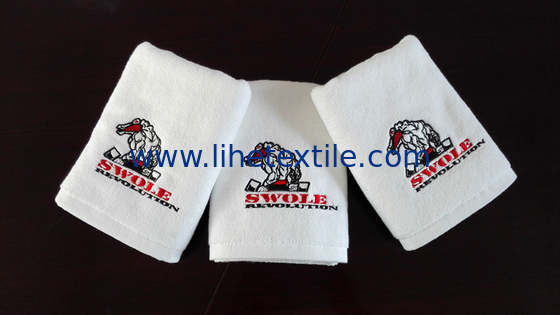 100% cotton high quality custome embroidery logo towel