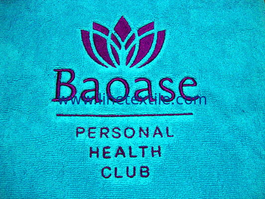 Low MOQ gym towel with embroidery logo