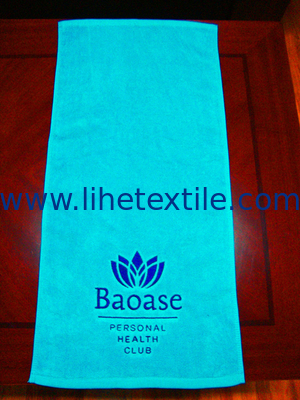 Low MOQ gym towel with embroidery logo