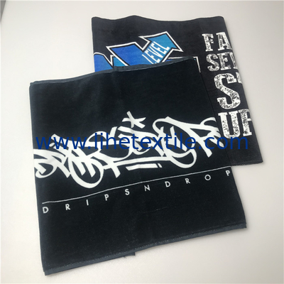 China factory towel manufacturer printing velour gym towel custom design sport towel