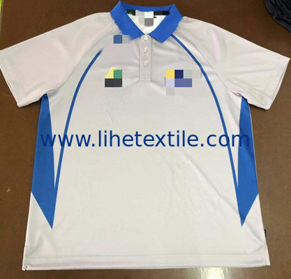 sublimation printing polo shirt customize design polyester fabric