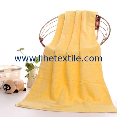 Customized wholesale 70*140cm logo embroidery fabric100% cotton bath towel set
