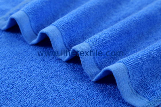 Luxury 100% cotton bath towel set with customized logo pattern