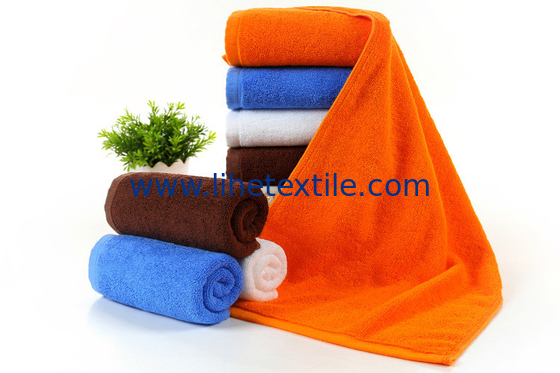 Luxury 100% cotton bath towel set with customized logo pattern