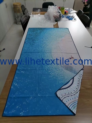 Custom Design OEM RPET recycled Sand Free Quick Dry Printed Beach Towel