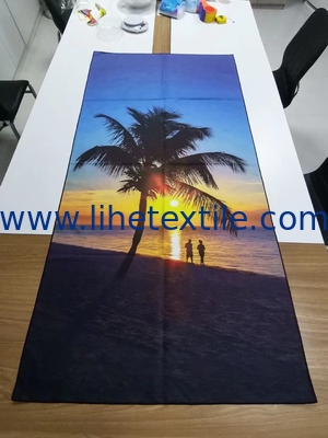 Custom Design OEM RPET recycled Sand Free Quick Dry Printed Beach Towel